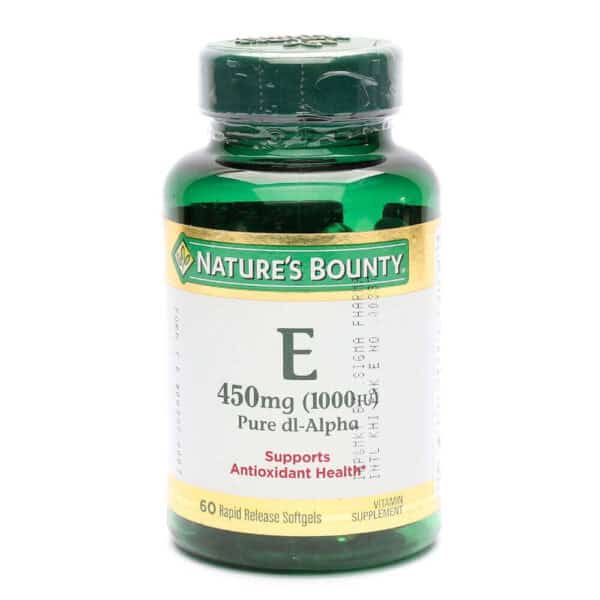 Nature's Bounty Vitamin E 450mg