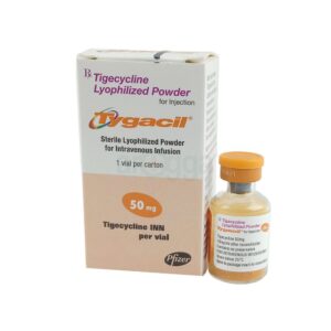 Tygacil 50mg 1 Vial Injection (Tigecycline)