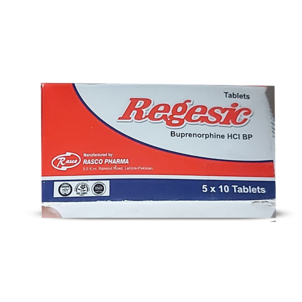 Regesic Tablets (Buprenorphine HCl BP) - Image 1