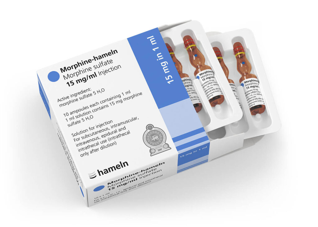 MORPHINE 15mg|ml Injection 1mlx100s